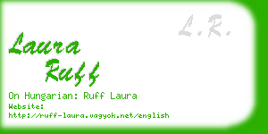 laura ruff business card